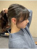 顔まわりカット/ビフォーアフター/シースルー前髪/韓国/末吉海斗