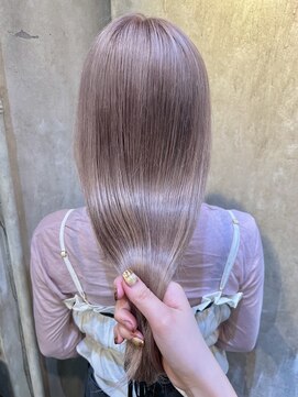 アンリ(Henri) 【かしむら】ブリーチ/ケアブリーチ/ブリーチカラー/暖色カラー