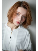 モッズヘア 越谷(mod's hair) □艶感外国人風カラーかきあげボブパーマ315-2越谷10代20代30代