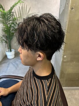 ミューバイケンジ(miu by KENJE) miu&宇都宮良太　メンズ無造作ツイストスパイラル