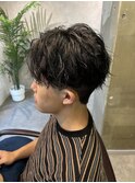 miu&宇都宮良太 メンズ無造作ツイストスパイラル