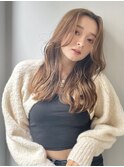 韓国レイヤーカット顔周りカットくびれミディアム【横浜】
