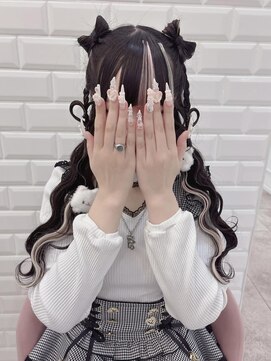 リルミー(Lilme) 立体リボンハーフツイン×垂らしハート*まゆ