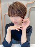 □イメチェン外ハネボブ美髪ワイドバングレイヤーショート錦糸町