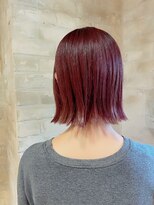 ココロ ヘアーアンドスパ 目黒(cocoro hair&spa) ピンクボブスタイル