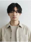 フェザーパーマ/センターパート/ニュアンスパーマ/マッシュ/横浜