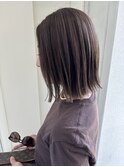 モカブラウン/ハイライト/ボブ/白髪ぼかし/カット/福岡美容院