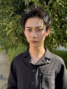 クロト(Clotho) スパイキーショート/ツイストスパイラル波巻きメンズウルフ