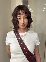 ゼストララ(ZEST Lara)&nbsp;ボブ×ワインレッド【斎藤百花】
