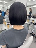 あごライン　タッセルボブ