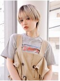 ハイトーンカラー/アンブレラカラー/ウルフショート/自由が丘