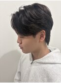 MEN’S HAIR/サーフカール/刈り上げセンターパート/伊勢崎