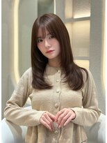 ルームバイシー 新宿(Loom. by Sea)&nbsp;イメチェン×ピンクベージュ[アンブレラカラー/前髪]