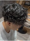 波巻きプードルパーマ