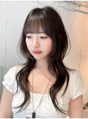 軽めハッシュカット／透明感カラー【Zina渋谷神南】