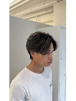 ハク 箕面店(haku.)&nbsp;フェザーパーマ×ハイライトカラー