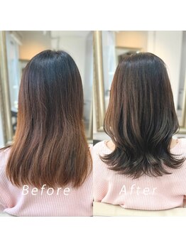 クラス 表参道(CLASSE)の写真/髪のうねりや細毛…パーソナルな髪のお悩みを解決♪上品な大人可愛いスタイルを叶えてくれる☆