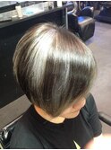 ホワイトメッシュ トリックヘアー