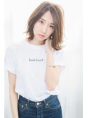 髪質改善/大人ボブ/透明感/こなれミディ/美髪/艶カラー/綱島