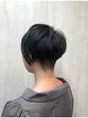 ツーブロック　ショート