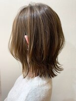 添田】お客様ビフォーアフターウルフミディひし形オリーブカラー