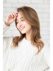 大人かわいい／韓国風/ロングスタイル/モテ髪/前髪/透明感