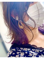 エレン バイ アルティナ(Ellen by artina)&nbsp;インナーカラーパープル[Ellen新宿]