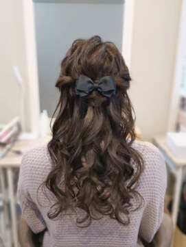 ヘアセットサロン ミント(Hair set salon MINT) ルーズハーフアップ