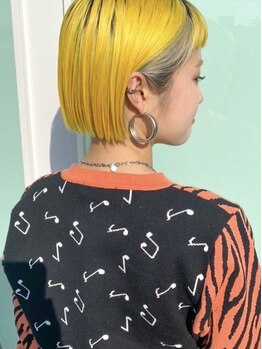 ディプティック ヘアー チェンジ ミュージアム(diptych Hair Change Museum)の写真/【ブリーチカラー20%OFF】カラーリスト在籍★インナーカラー,ハイライト等♪透明感,柔らかさも思いのまま◎