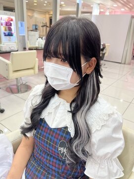 シーズン 大阪(SEASON) 【エクステ】ブルーブラック×インナーカラー