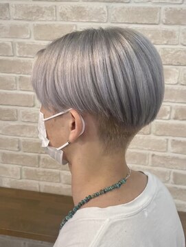 レプリカ 上大岡(Replica) Silver×メンズマッシュショート