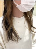 インナーカラー☆ミルクティーベージュ