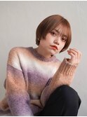 ショートヘア/大人ガーリー/チョコレート/銀座