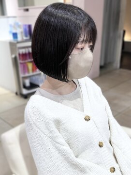 ユーフォリア 新宿店(Euphoria) 20代可愛い小顔ボブ前下がりショート