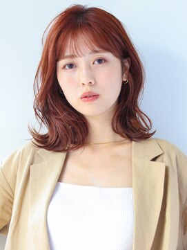 ガリカ 横浜(Gallica) 大人の雰囲気ゆるふわくびれミディ x 暖色系カラー