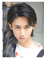 カライング(ing) モテる黒髪ネープレスショート束感モテ髪ワックスなしマッシュ