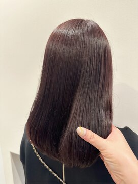 トリコ ショップアンドヘアサロン(tricot shop hair salon) こっくり秋色／ボルドーカラー