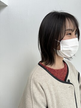 エムドットヘアーサロン(M. hair salon) くびれレイヤー×アッシュ系カラー