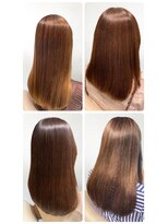 美容室フルール&nbsp;20代30代40代髪質改善トリートメントショコラアッシュナチュラル