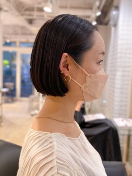 シュク 高円寺(SYUK) SYUK kazu 【高円寺 顔まわりカット 髪質改善 ハイライト 】