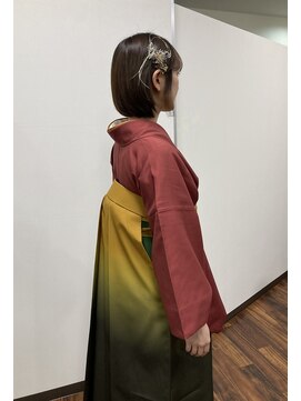 ブルー デイジー BLUE DAISY ヘアセット着付け 卒業式