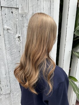 アン(Hair make un) ミルクティーベージュ