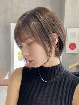 プルーヴ 秋葉原(prove) 30代40代大人女性/前髪ありショートボブ/ショートヘア/髪質改善
