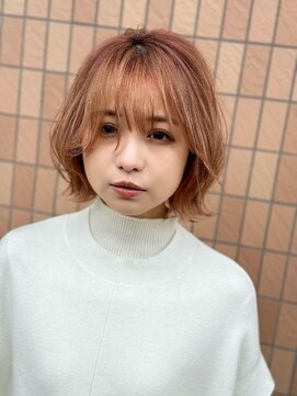 ニューヨークニューヨーク イオンスタイル東淀川店(NYNY) 外ハネくびれボブ×ナチュラルブラウン