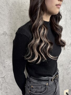 ルーツアイリー 心斎橋(ROOTS IRIE) 20代30代◎韓国風ロング☆インナーシールエクステ☆ハイライト