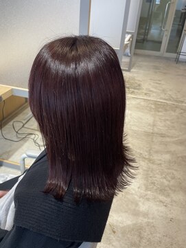 エクリュ(ecru) 艶感 × pinkviolet