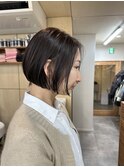 前下がりボブ