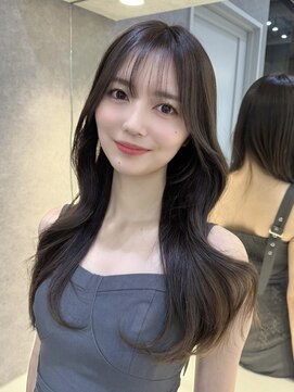 ロンドアヴァントゥス 池袋(Lond aventus) ワイドバングイメチェン美髪外ハネボブ+レイヤーカット韓国/池袋