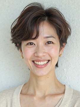 アンドヘアサロン(AND hair salon) ダークアッシュ/美髪/グランマッシュ/センターパート＠