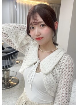 ボタン テンジン(VOTAN tenjin) 【votan_はまひ】ピンクブラウン/前髪カット/顔まわりカット